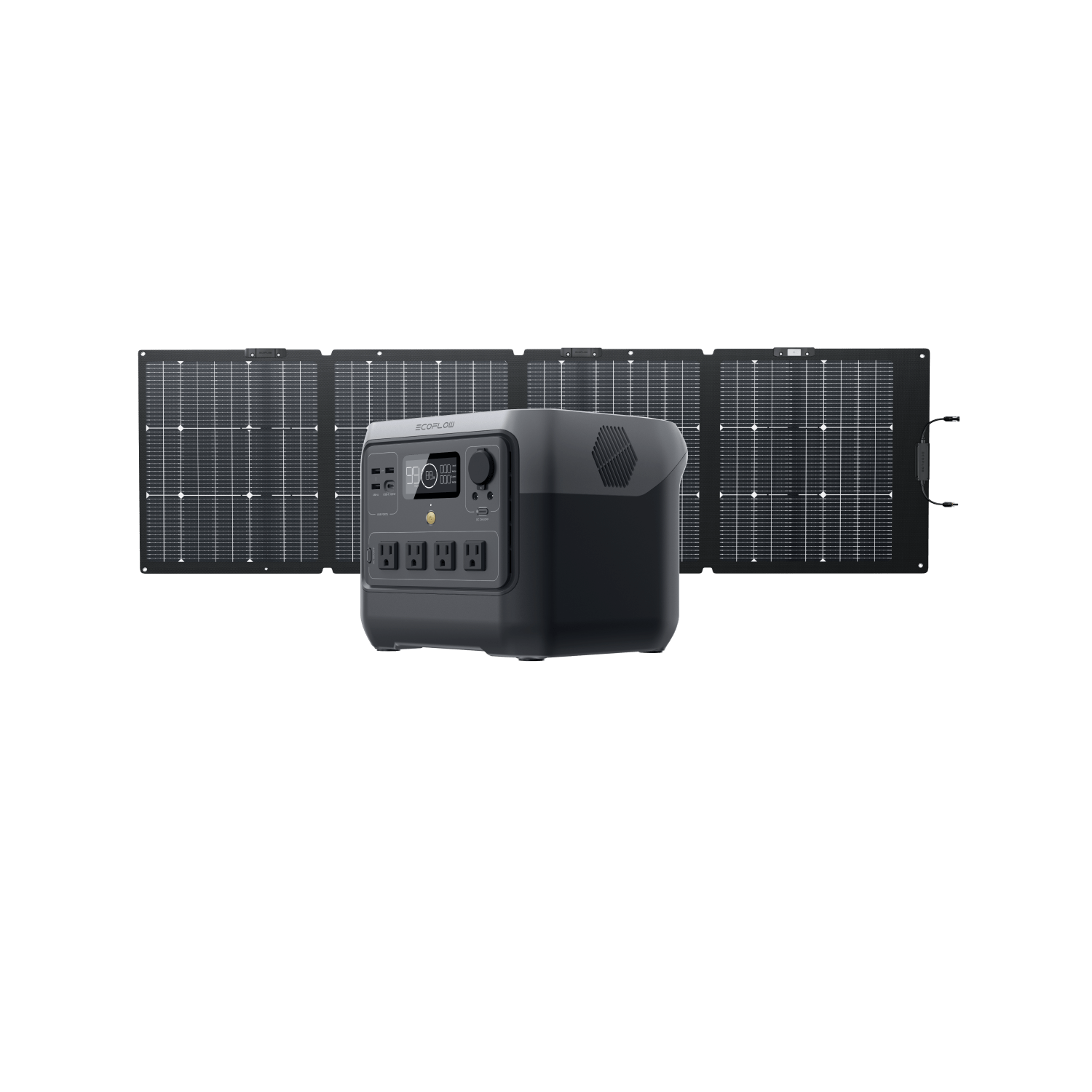 EcoFlow RIVER 2 Pro w/ 110W Portable Solar Panel