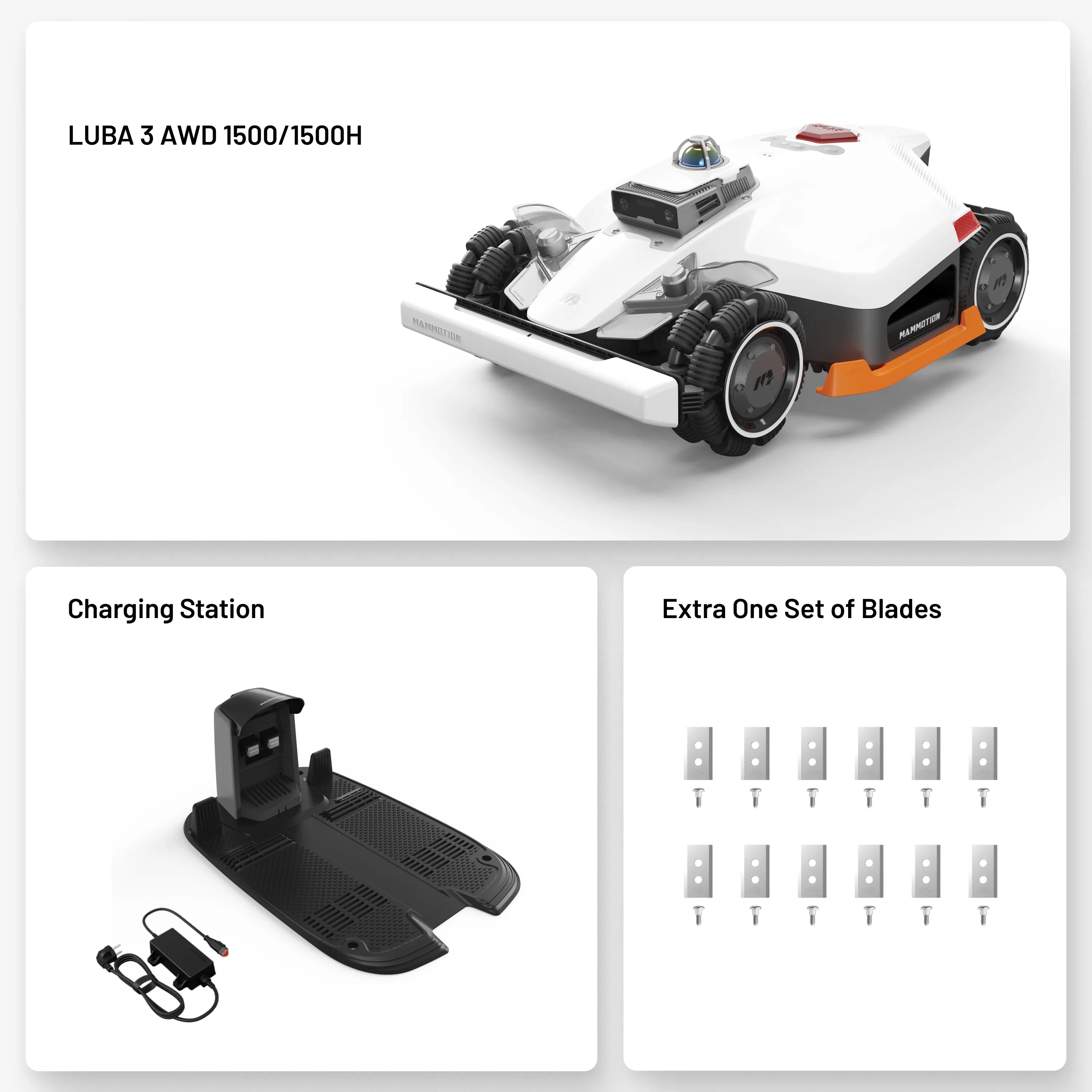 Mammotion LUBA 3 AWD Robot Lawn Mower