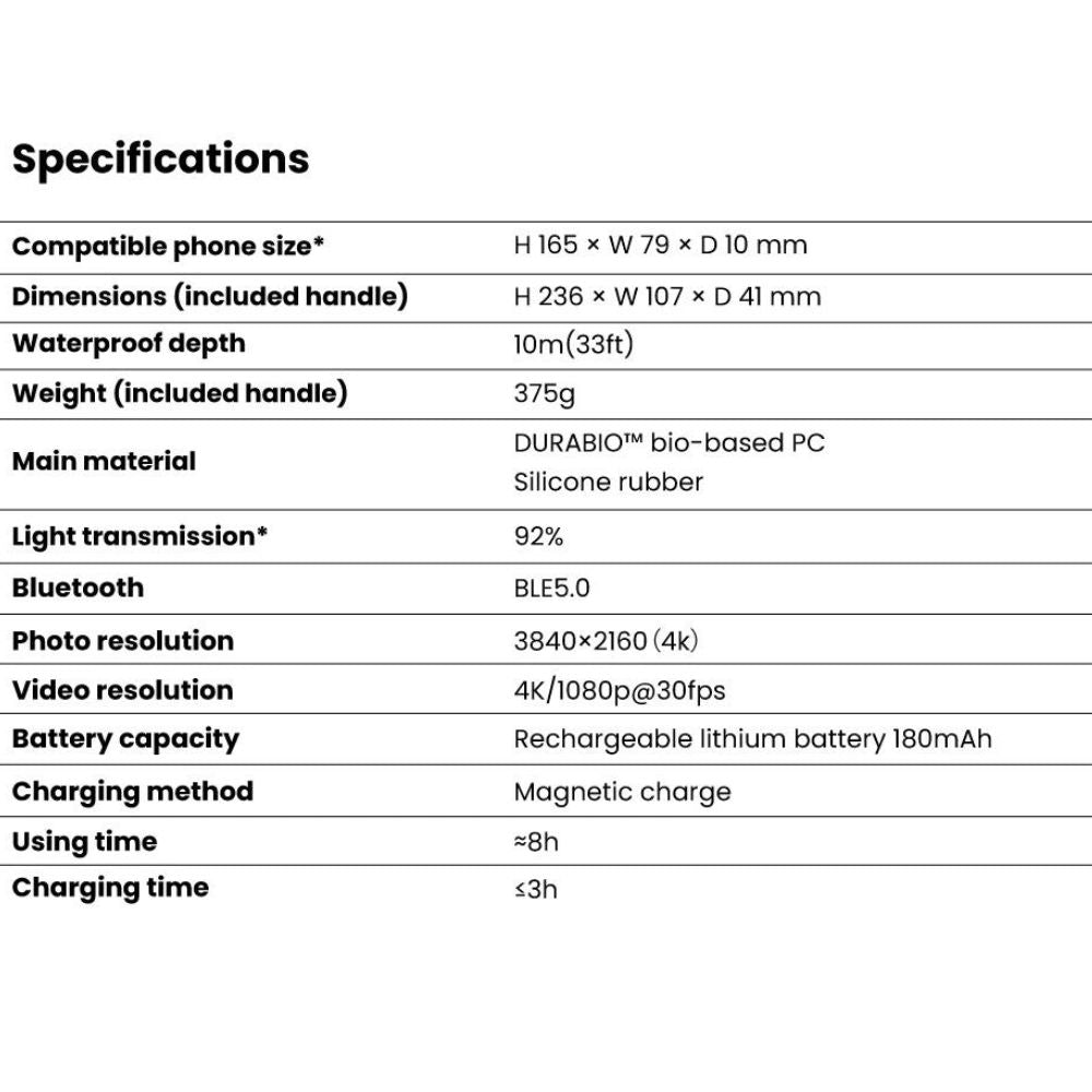 Sublue H1 Smart Waterproof Phone Case
