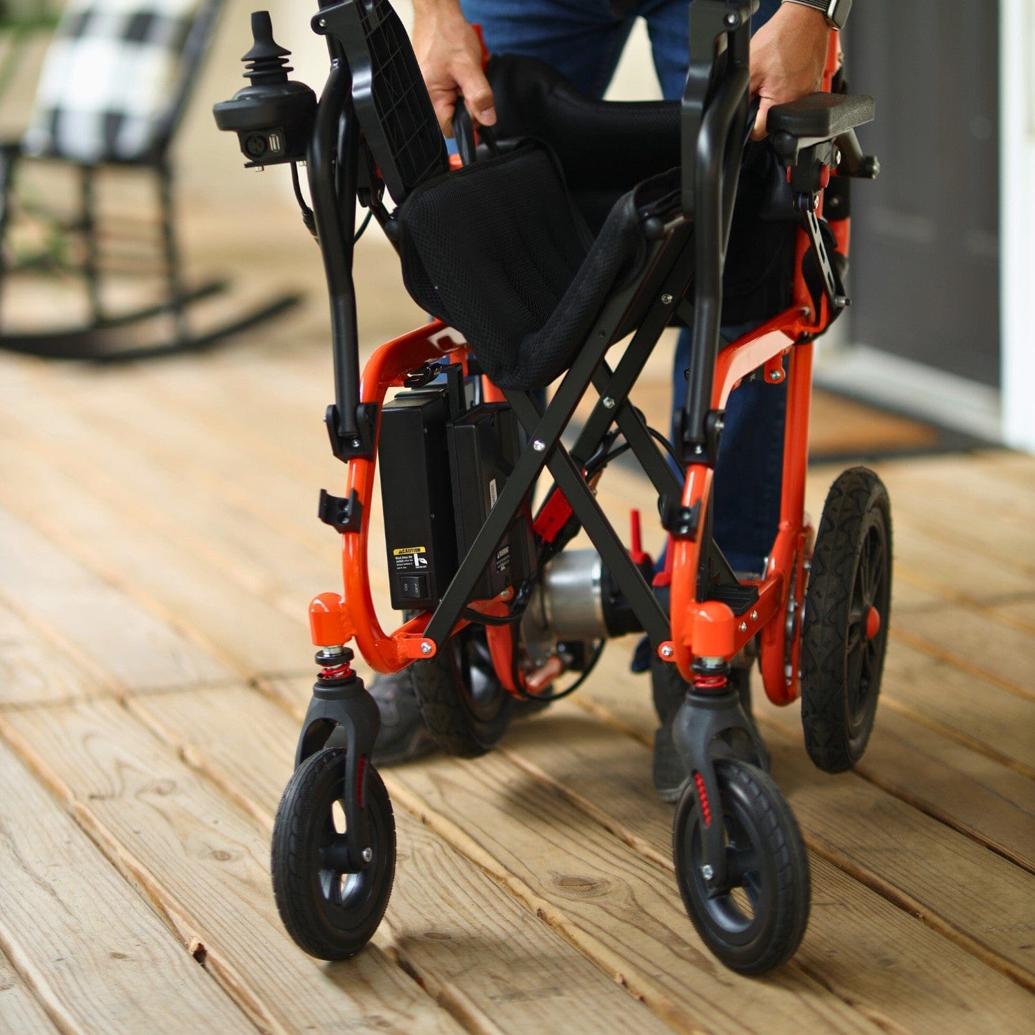 GoRide Electric Wheelchair – Lightweight 220lb Capacity, 24V Battery