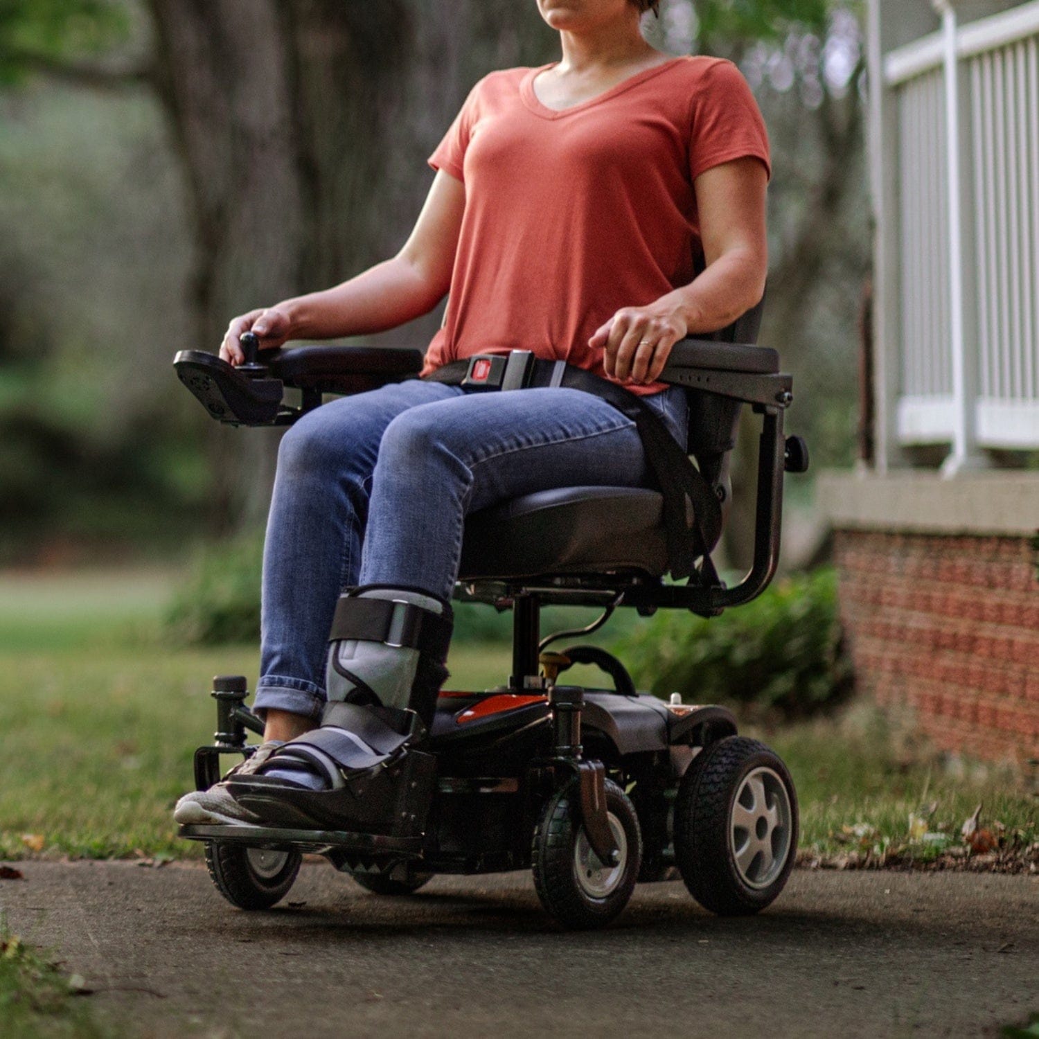 GoRide CRZ Powerchair – Lightweight, 300lb Capacity, Rear-Wheel Drive