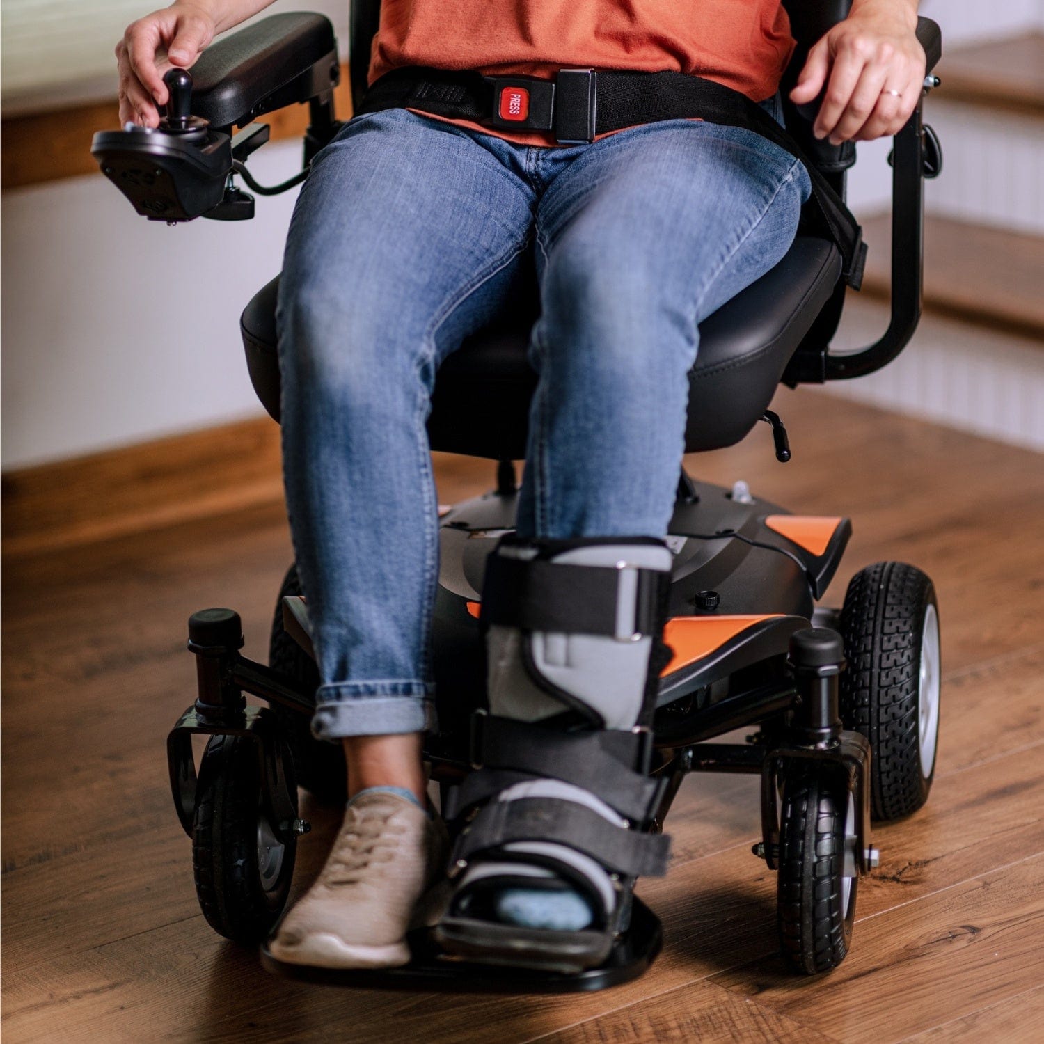 GoRide CRZ Powerchair – Lightweight, 300lb Capacity, Rear-Wheel Drive