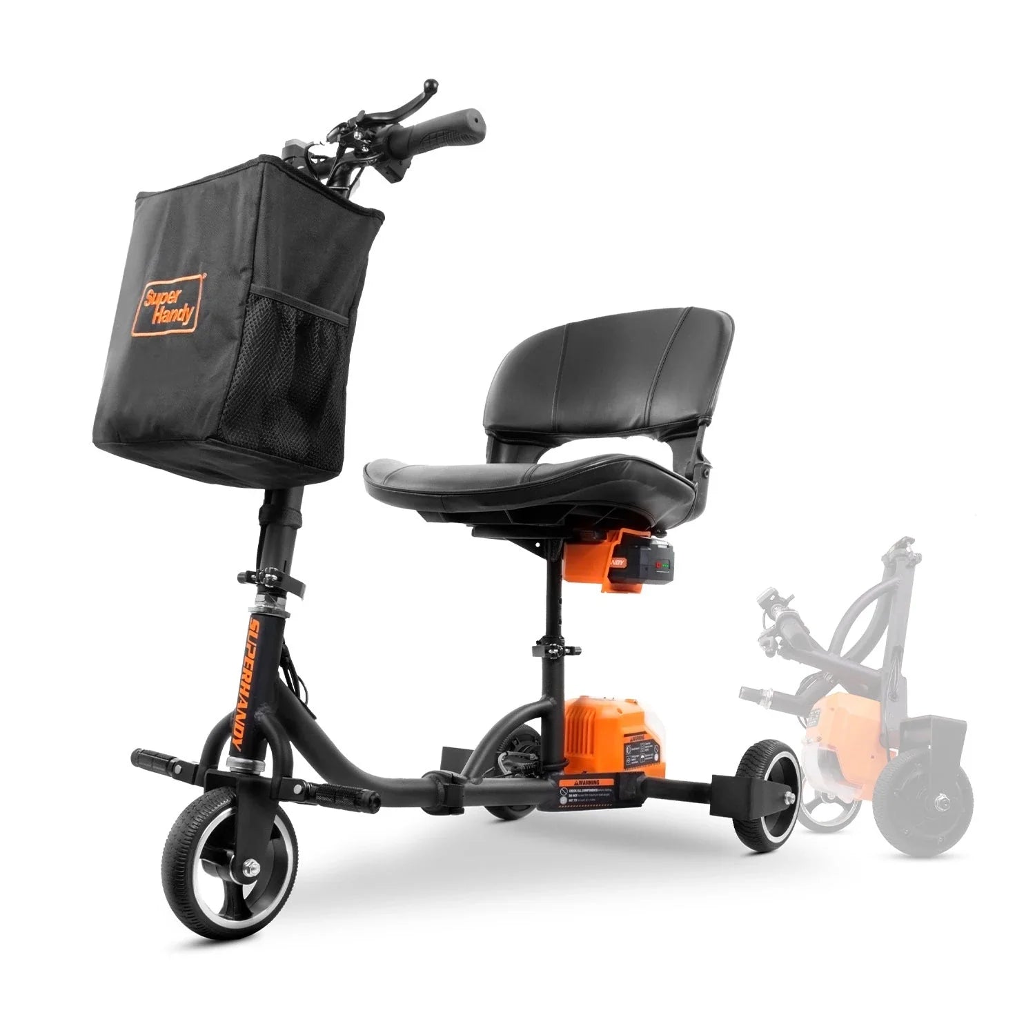 SuperHandy Passport Scooter – Lightweight 35lb, 48V Battery, Foldable Design