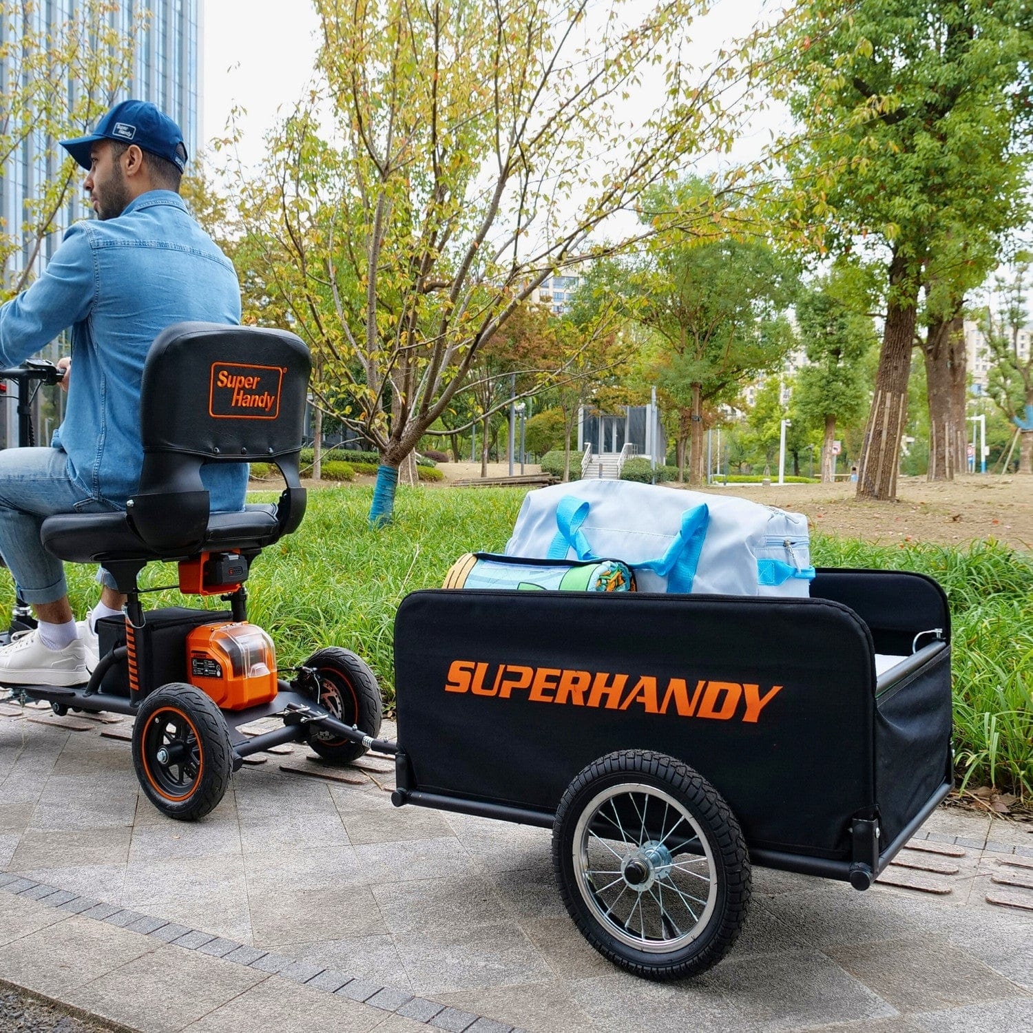 SuperHandy Explorer Scooter – 48V Li-Ion, 350lb Load, Durable Design