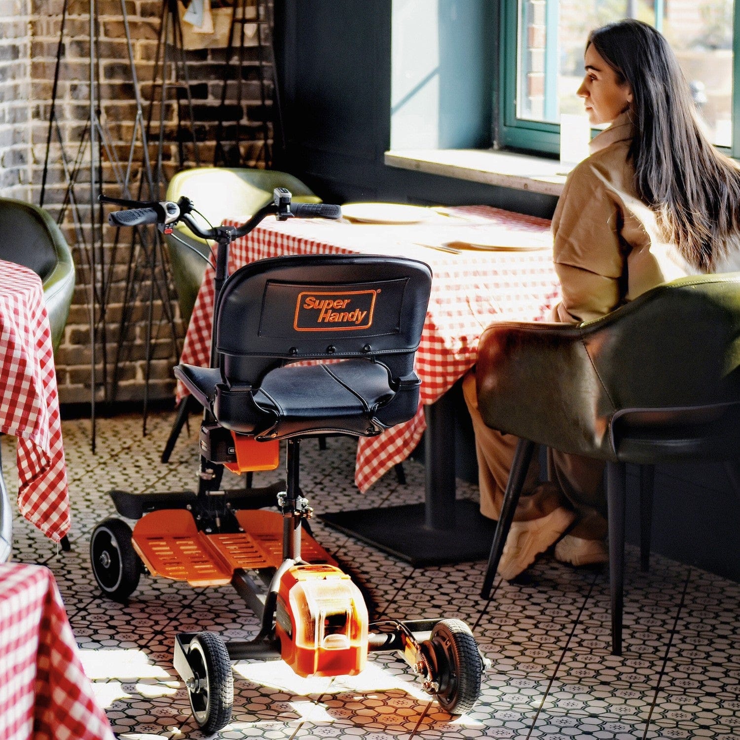 SuperHandy Passport Pro Scooter – 48V Li-Ion, 330lb Load, Foldable
